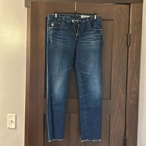 AG Prima Crop Jeans (cigarette crop), size 27R